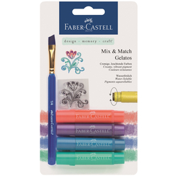 Faber Castell Gelato 4 Renk Mum Boya Metal Tonlar 121806 - Thumbnail