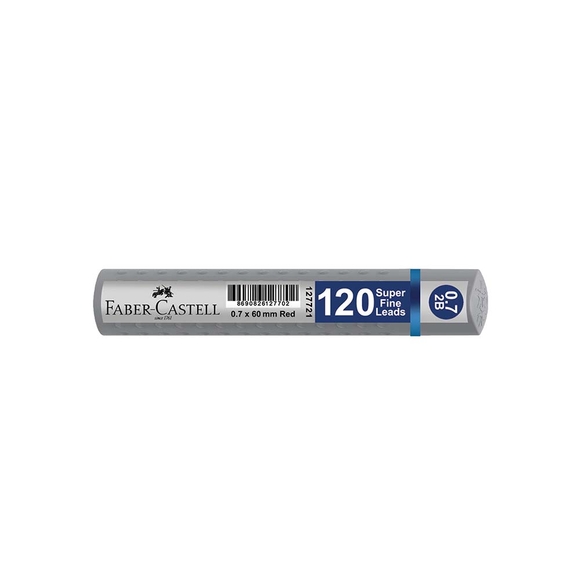 Faber Castell Grip Serisi Min 0.7mm 2B 120’li Tüp Gümüş 5090127734
