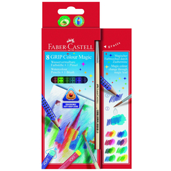 Faber Castell Grip Sihirli Boya Kalemi 8 Renk 113008 - Thumbnail