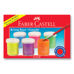 Faber Castell Guaj Boya Neon 6 Renk - Thumbnail