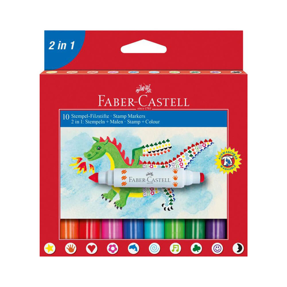 Faber Castell Jumbo Keçeli Kalem 10’lu 1551702IN1