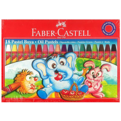 Faber Castell Karton Kutu Pastel Boya 18 Renk 125318 - Thumbnail