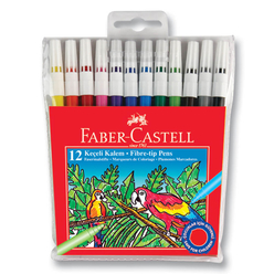 Faber Castell Keçeli Kalem 12 Renk 155130 - Thumbnail