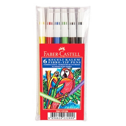 Faber Castell Keçeli Kalem 6 Renk 155106 - Thumbnail