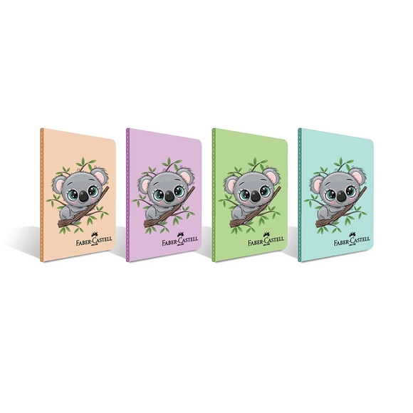 Faber Castell Koala Pp Kapak 100 Yap. Çizgili A4 Defter 000406