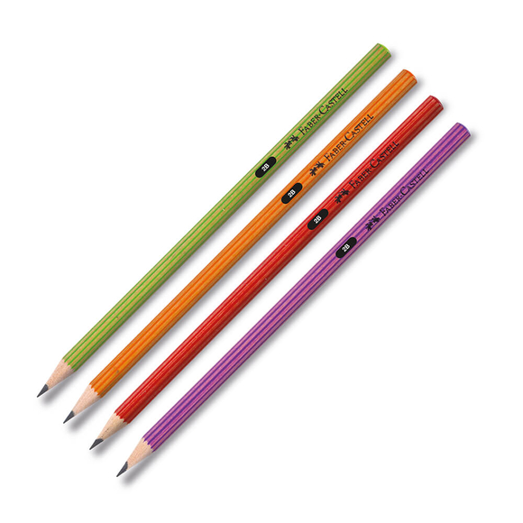 Faber Castell Kurşun Kalem Retro Pastel Renk 2B 119901