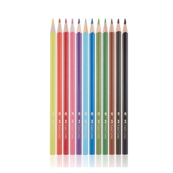 Faber Castell Kuru Boya Kalemi 12 Renk Üçgen Plastk Tüp 5171113313 - Thumbnail