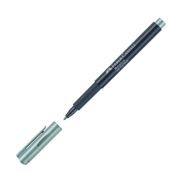 Faber Castell Metalik Markör Buz Mavisi 160792