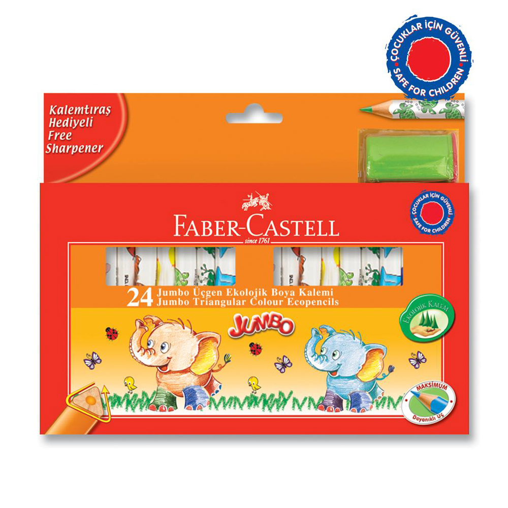 Faber Castell Kuru Boya 12 Li Buyuk Boy Karton Kutu Ak 0081