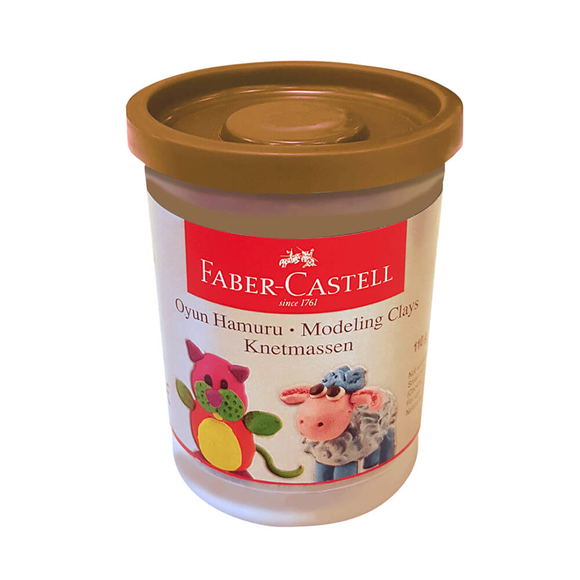 Faber Castell Oyun Hamuru Toprak Açık Kahve 120107