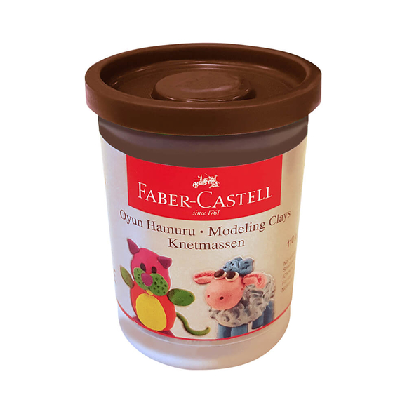 Faber Castell Oyun Hamuru Toprak Koyu Kahve 120105