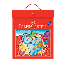 Faber Castell Pastel Boya Plastik Çantalı 36 Renk - Thumbnail