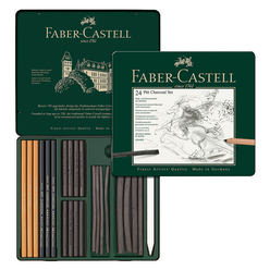 Faber Castell Pitt Charcoal Seti 112978 - Thumbnail