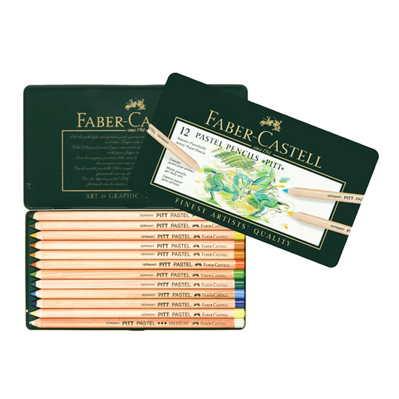 Faber Castell Pitt Pastel Boya Kalemi 12 Renk 112112 JU8028