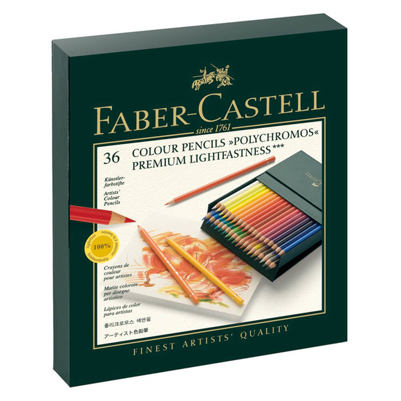 Faber Castell Polychromos Kuru Boya Kalemi 36 Renk 110038