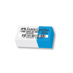 Faber Castell - Faber Castell Silgi Mavi-Beyaz 7082/30