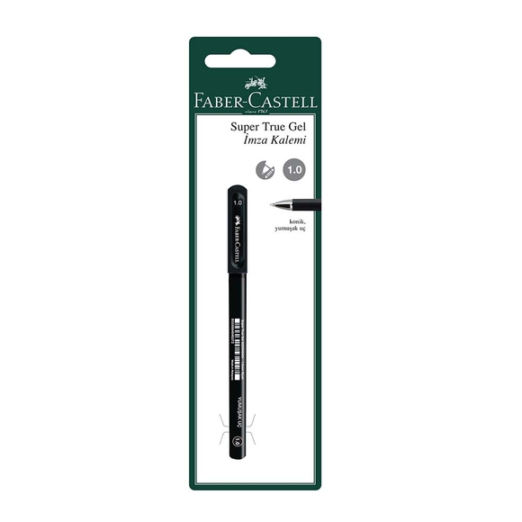 Faber Castell Super True Gel İmza Kalemi 1.0mm Siyah 549424