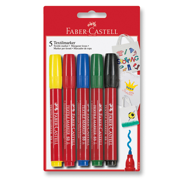 Faber Castell T-Shirt Markörü 5 Renk