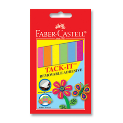 Faber Castell Tack-it Hamur Yapıştırıcı 50 gr Karışık Renkli - Thumbnail