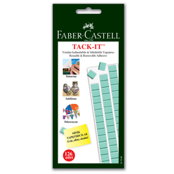 Faber Castell Tack-it Hamur Yapıştırıcı 75 gr Yeşil - Thumbnail