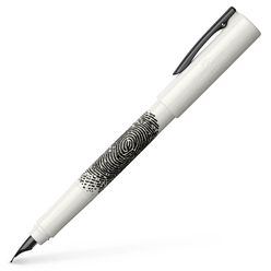 Faber Castell - Faber Castell Writink Print Dolma Kalem Beyaz Medium 149340