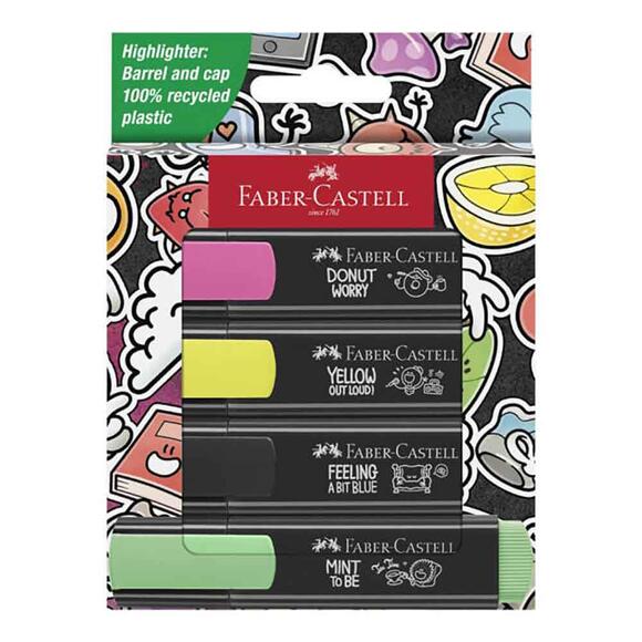 Faber Fosforlu Kalem 46 Graffiti Textliner 4’lü Set 5030254690000