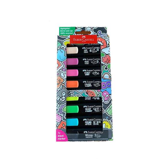 Faber Fosforlu Kalem 46 Graffiti Textliner 8’li Set 5030254692000