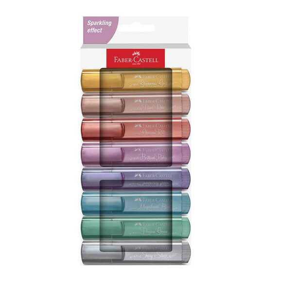 Faber Fosforlu Kalem 46 Metalik Renkler 8’li Set 5030254678000