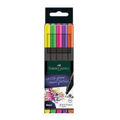 Faber Grip Finepen Neon Renkler 5’Li 2022 - Thumbnail