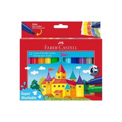 Faber Keçeli Kalem Jumbo 12 Renk Yıkanabilir (Superwashable) 5062154311000 - Thumbnail