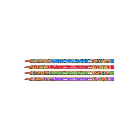 Faber Kurşun Kalem 2B Flowers Serisi 5244000042000
