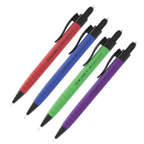 Faber Versatil Kalem Tri-Click Rubberized 0.5mm 5084136208000