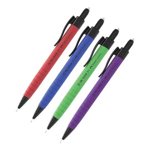 Faber Versatil Kalem Tri-Click Rubberized 0.7mm 5084136308000