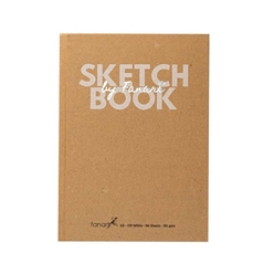 Fanart Academy Sert Kapak Kraft Sketch Book - Thumbnail