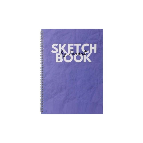 Fanart Academy Sketch Book A4 - Mavi 80gr Spiralli 