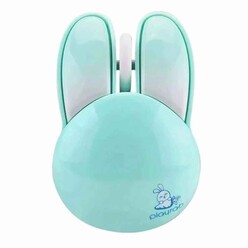 Fanix Tavşan Şeklinde Kablosuz Pilli Mouse Mavi MOU-6003 M - Thumbnail