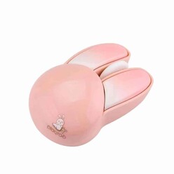 Fanix - Fanix Tavşan Şeklinde Kablosuz Pilli Mouse Pembe MOU-6003 P