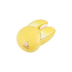 Fanix - Fanix Tavşan Şeklinde Kablosuz Pilli Mouse Sarı MOU-6003 S