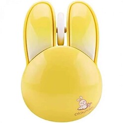 Fanix Tavşan Şeklinde Kablosuz Pilli Mouse Sarı MOU-6003 S - Thumbnail