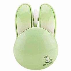 Fanix - Fanix Tavşan Şeklinde Kablosuz Pilli Mouse Yeşil MOU-6003 Y