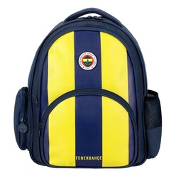 Me Çantam - Fenerbahçe Efsane Çubuklu Suni Deri Okul Çantası 25756