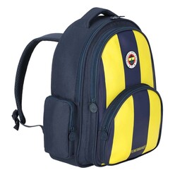 Fenerbahçe Efsane Çubuklu Suni Deri Okul Çantası 25756 - Thumbnail