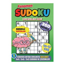 Maxi Yayıncılık - Fenomen Çocuklar için Sudoku 10-12 Yaş