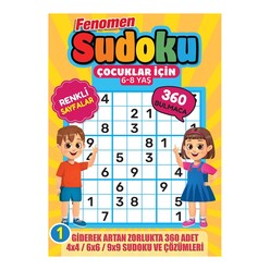 Maxi Yayıncılık - Fenomen Çocuklar için Sudoku 6-8 Yaş