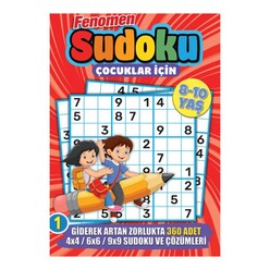 Maxi Yayıncılık - Fenomen Çocuklar için Sudoku 8-10 Yaş