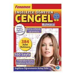 Maxi Yayıncılık - Fenomen İngilizce Öğreten Çengel Bulmaca Başlangıç Seviyesi
