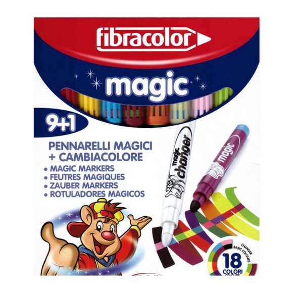 Fibracolor Magic Renk Değiştiren Keçeli Kalem 9+1 10540MA