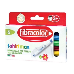 Fibracolor Tekstil Kalemi 6 Renk FC-10565TS006SE - Thumbnail