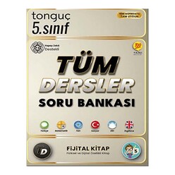 Tonguç Yayınları - Fijital Kitap 5. Sınıf Tüm Dersler Soru Bankası