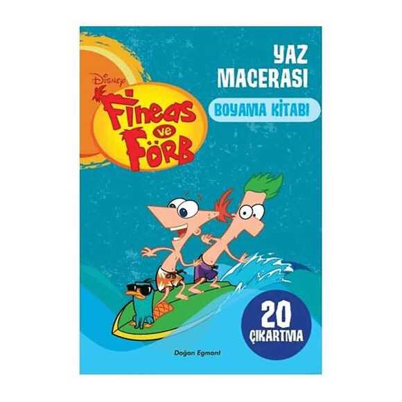 Fineas Ve Förb Yaz Macerası Boyama Kitabı
